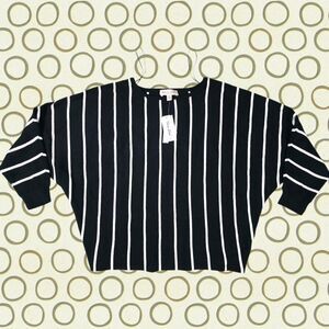 NWT PHILOSOPHY DOLMAN STRIPED SWEATER